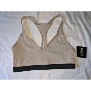 Victoria's Secret Sports Bra The Player Gray Size Medium Racerback Victoria